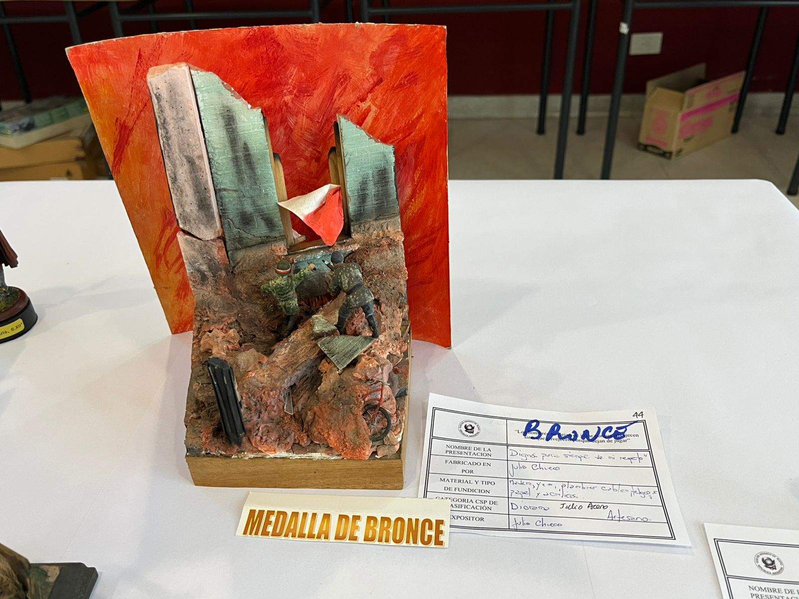 Tercer lugar para la maqueta del Levantamiento de Varsovia